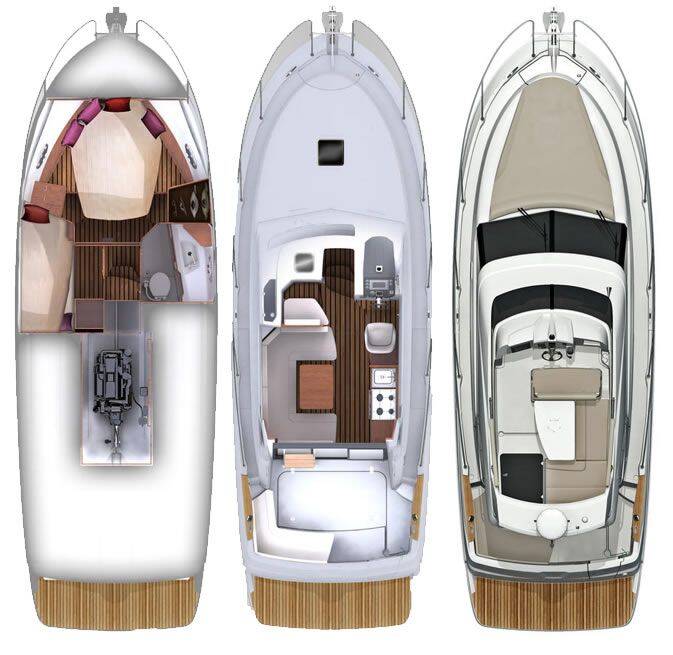 Motorboot Antares 30 Lumar