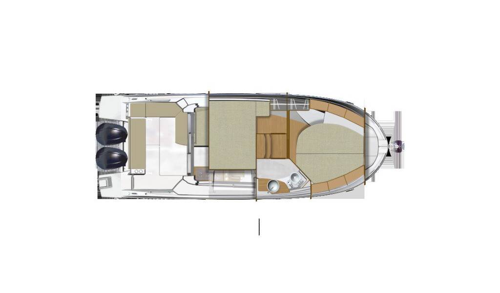 Motorboot Antares 9 OB Arya