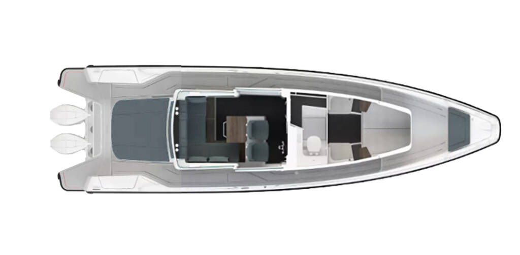 Motorboot Axopar 37 XC Cross Cabin Vida