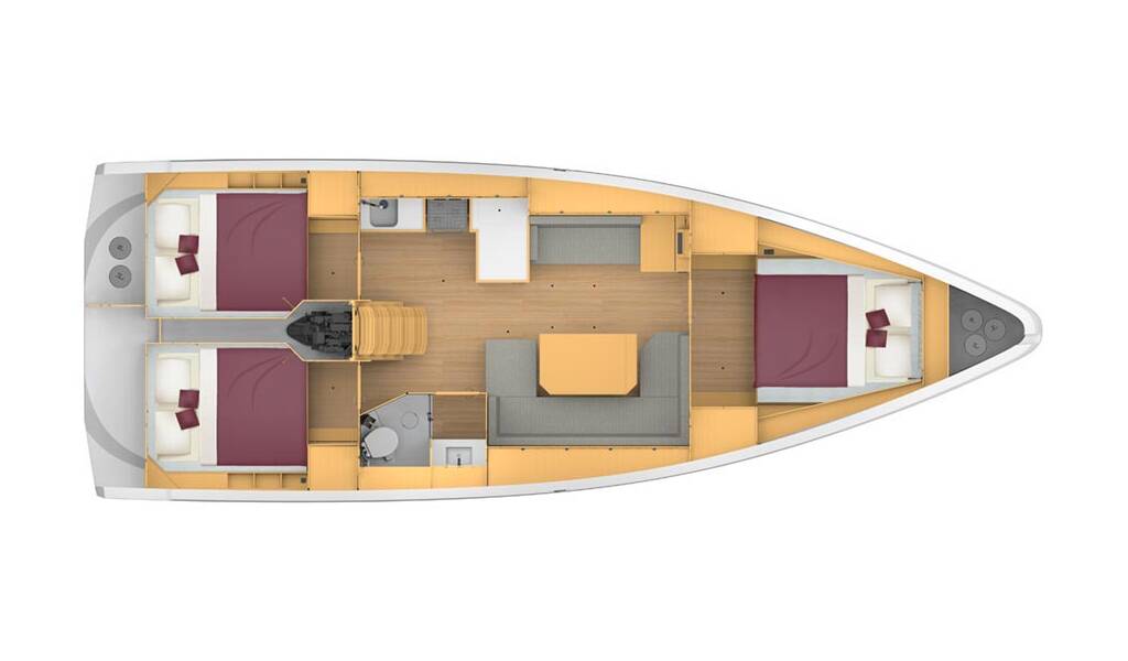 Segelyacht Bavaria C42 Valentin