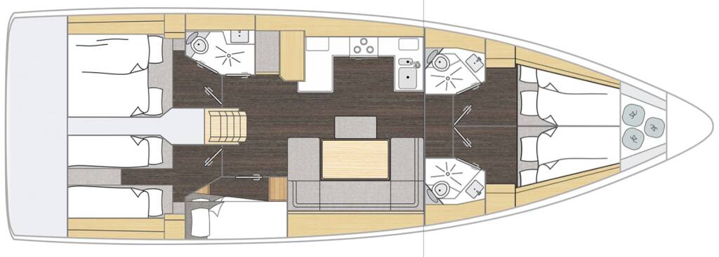 Segelyacht Bavaria C46 Kebifaiv
