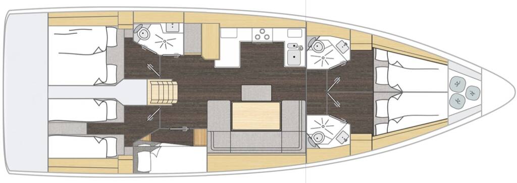 Segelyacht Bavaria C46 Iris