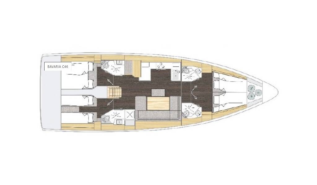 Segelyacht Bavaria C46 Smaragda
