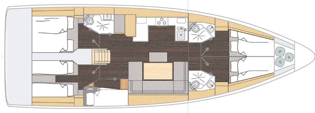 Segelyacht Bavaria C46 Kebifaiv