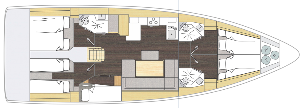 Segelyacht Bavaria C46 Kebifaiv