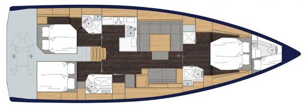 Sailing yacht Bavaria C50 Style Shala