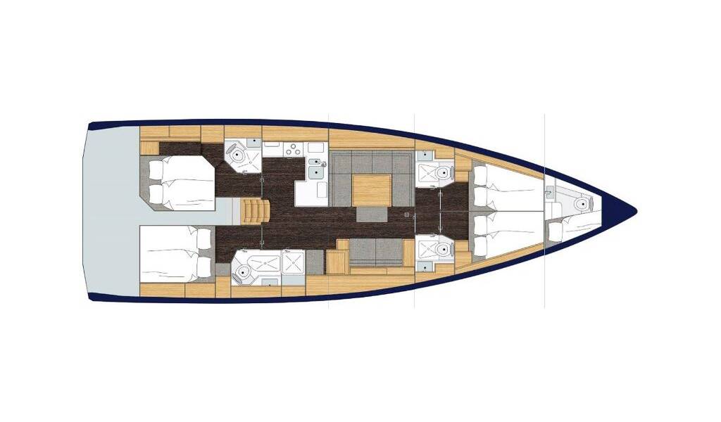 Segelyacht Bavaria C50 Style Moya One