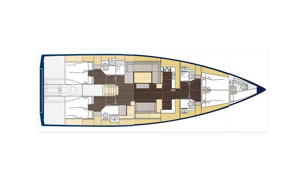 Sailing yacht Bavaria C57 Style Elli