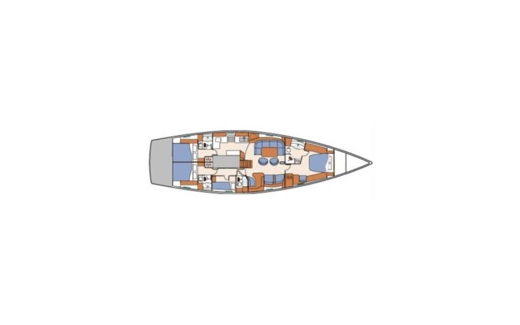 Sailing yacht Beneteau 57 Tajna