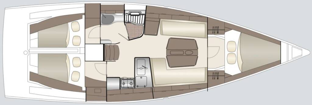 Segelyacht Dehler 38 SQ Bubba Gump