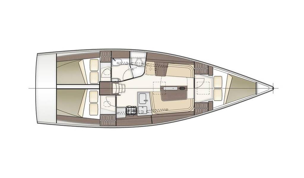 Segelyacht Dehler 38 Redshift