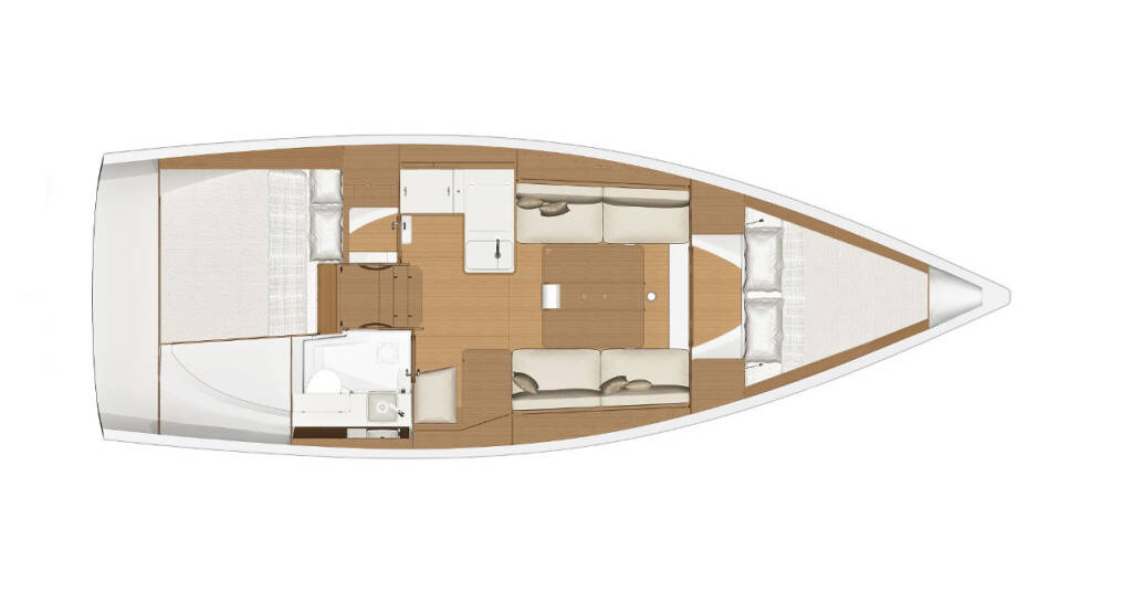 Segelyacht Dufour 360 GL Happy Planet