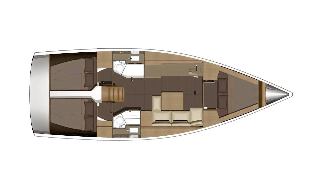 Segelyacht Dufour 382 GL Eftychia 3