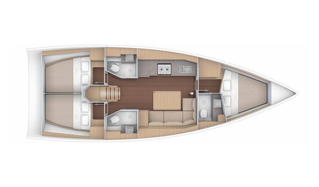 Segelyacht Dufour 390 GL Theodora