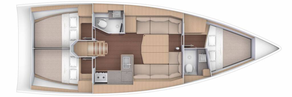 Segelyacht Dufour 390 Juleroga3