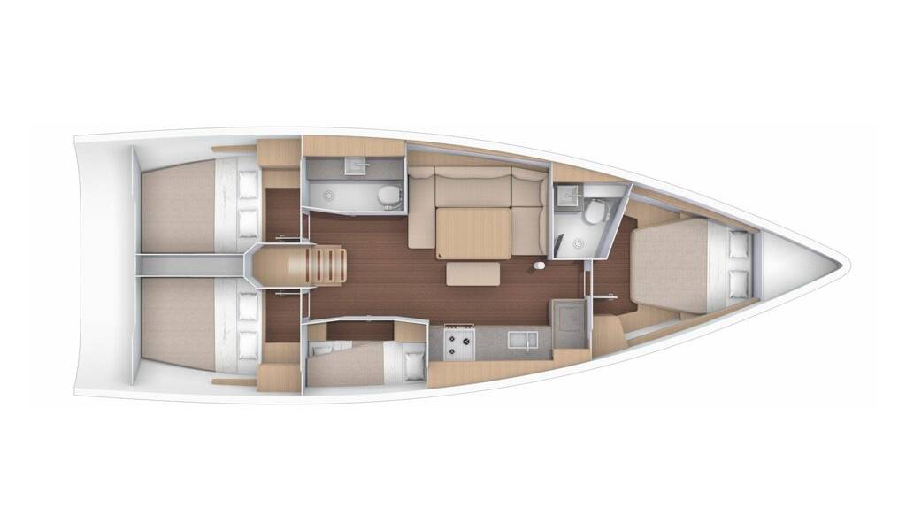 Sailing yacht Dufour 430 CLASS