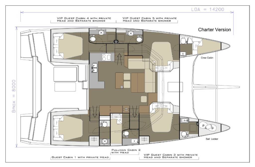 Dufour 48 Catamaran Stella