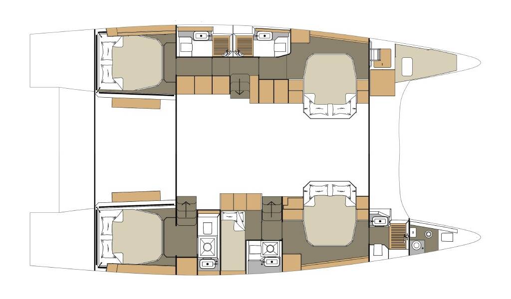 Katamaran Dufour 48 Catamaran Uma