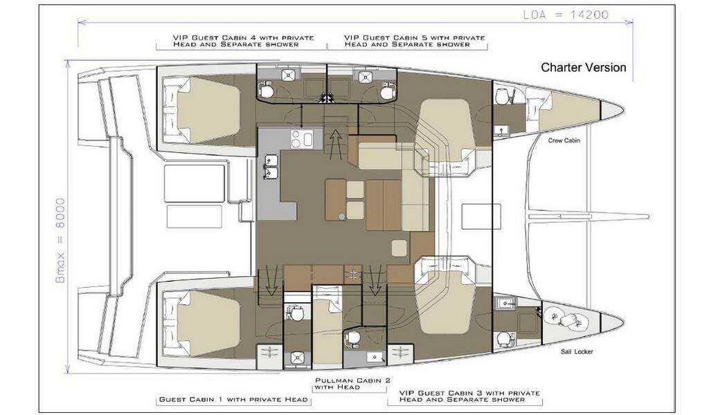 Dufour 48 Catamaran Freya