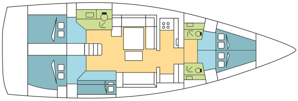 Segelyacht Dufour 500 GL RUBENS_DB