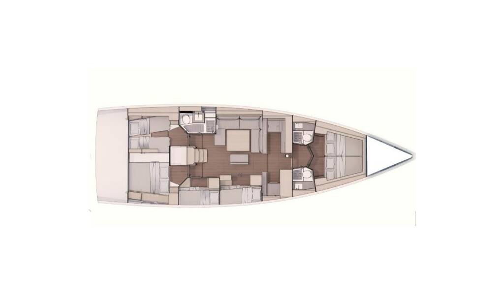 Segelyacht Dufour 530 Astrid