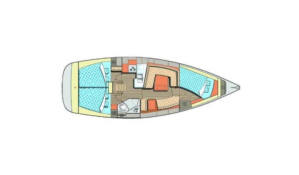 Sailing yacht Elan 384 Impression Sinje Sanje