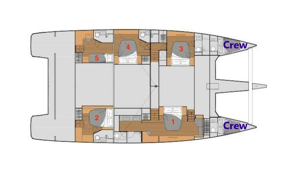 Fountaine Pajot Alegria 67 Mus 3