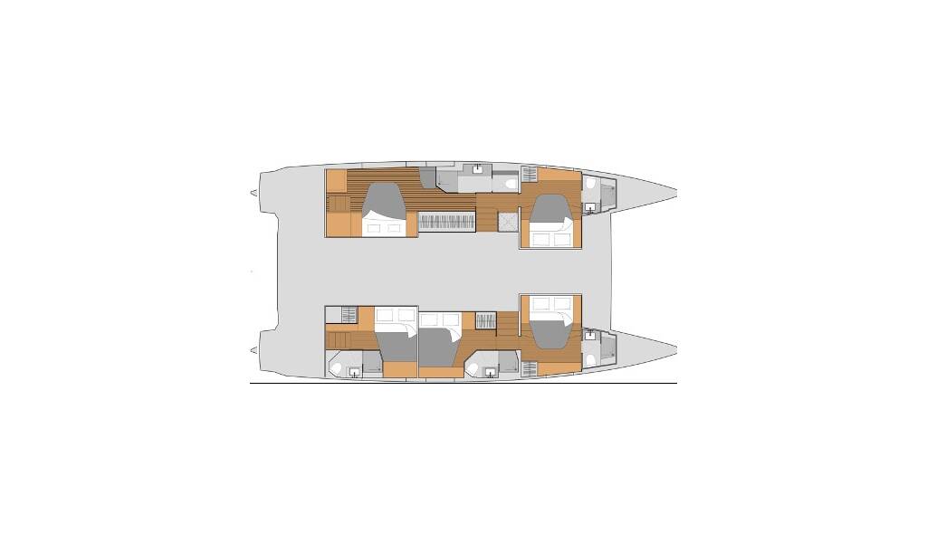 Katamaran Fountaine Pajot Aura 51 Panthours