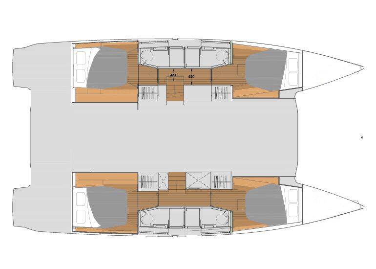 Katamaran Fountaine Pajot Elba 45 Alternate Current