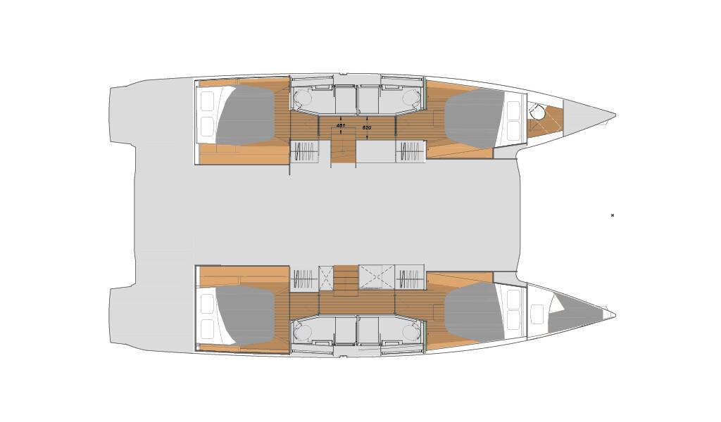 Fountaine Pajot Elba 45 Mali Havana