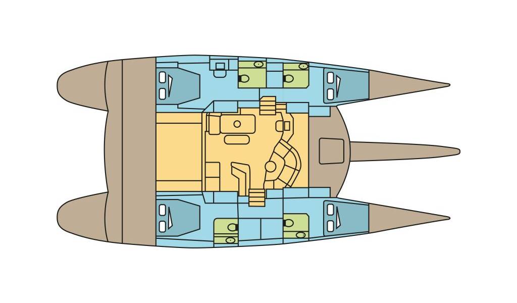 Katamaran Fountaine Pajot Eleuthera 60 MATA FENUA 