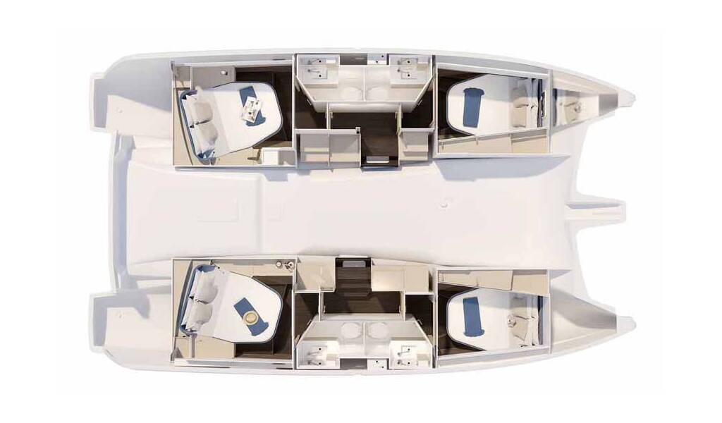 Fountaine Pajot FP 41 Quatuor 4 Cataya