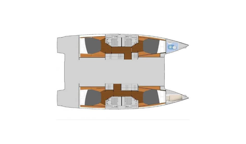 Fountaine Pajot FP 41 Quatuor 4 Montague