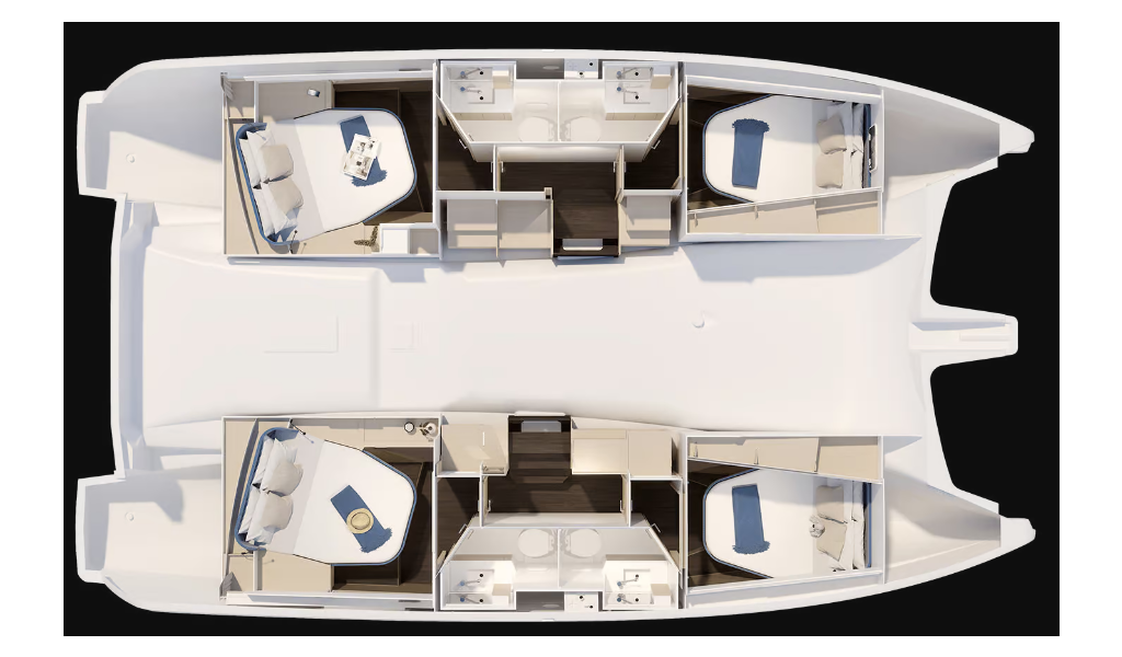 Fountaine Pajot FP 41 Quatuor 4 Sea Eagle III