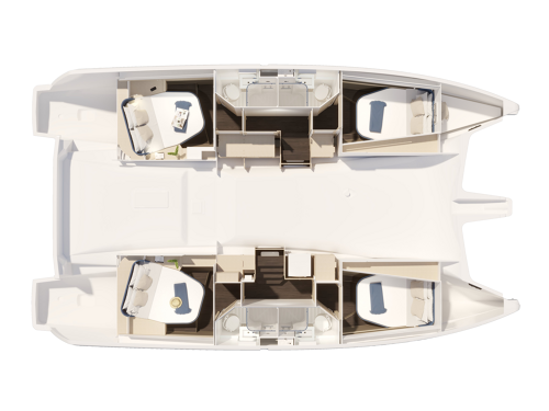 Fountaine Pajot FP 44 Quatuor Blue Argo
