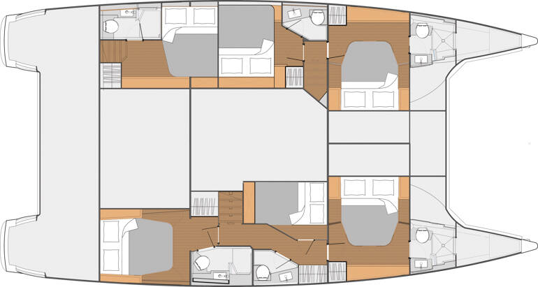 Catamaran Fountaine Pajot Saba 50 Quintet Nowhere