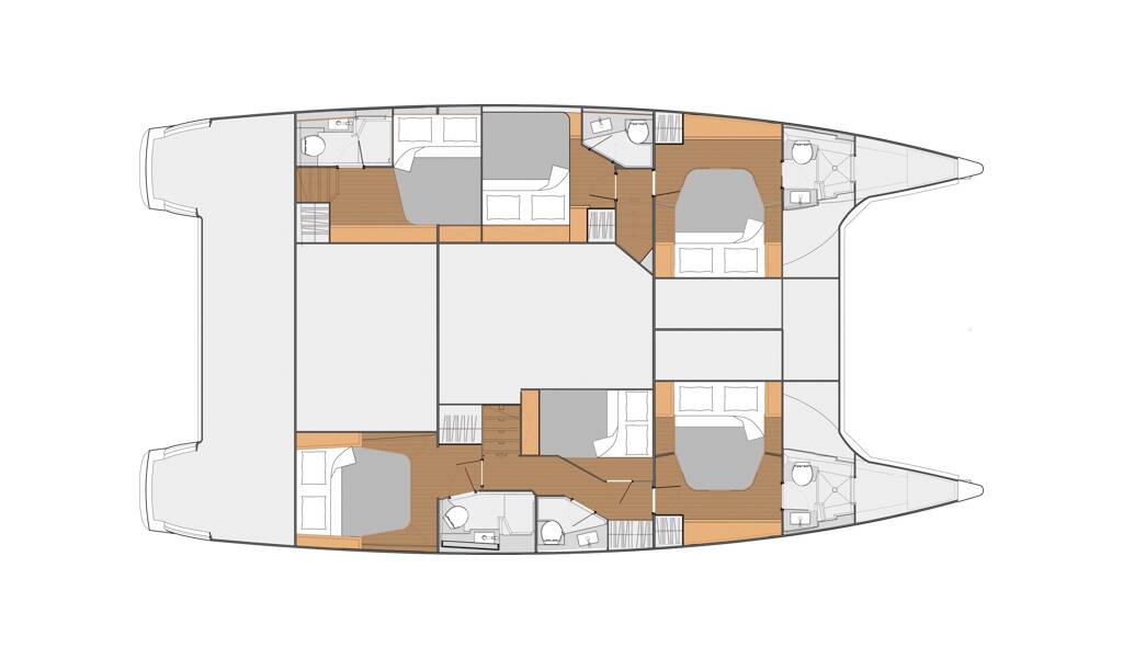 Katamaran Fountaine Pajot Saba 50 Royal Cracow