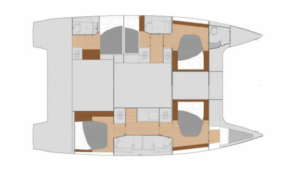 Katamaran Fountaine Pajot Saona 47 Quintet Three Sheets