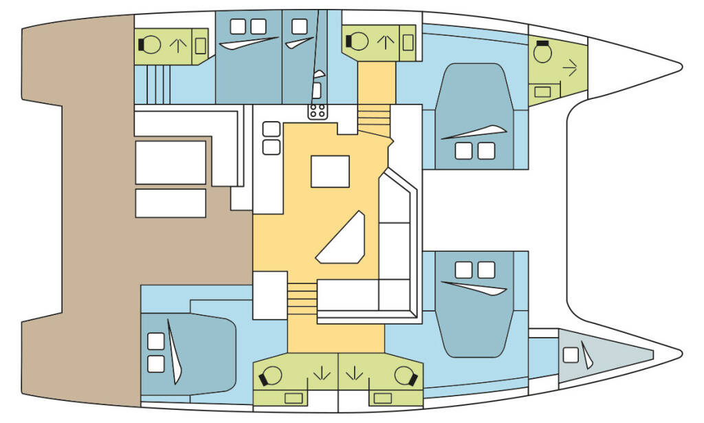 Katamaran Fountaine Pajot Saona 47 Quintet BEYOND