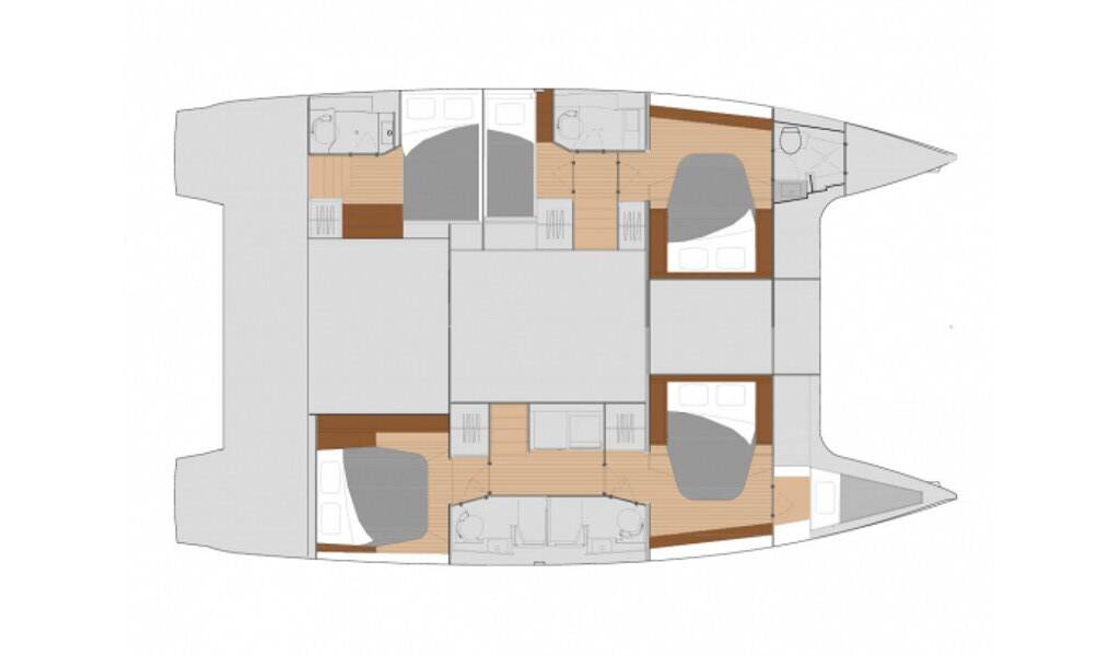 Katamaran Fountaine Pajot Saona 47 Quintet Tamara V