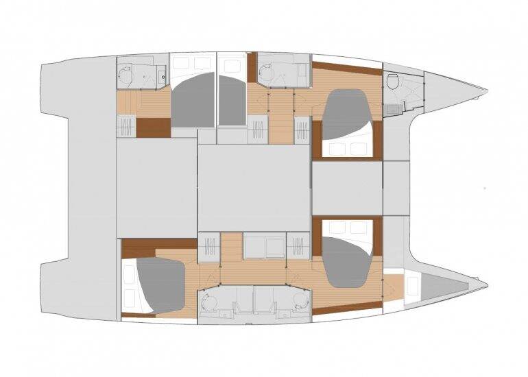 Katamaran Fountaine Pajot Saona 47 Quintet Ecstasy