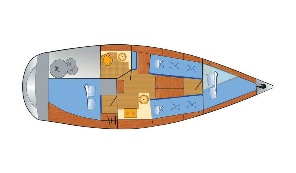 Segelyacht Hanse 315 Mizar