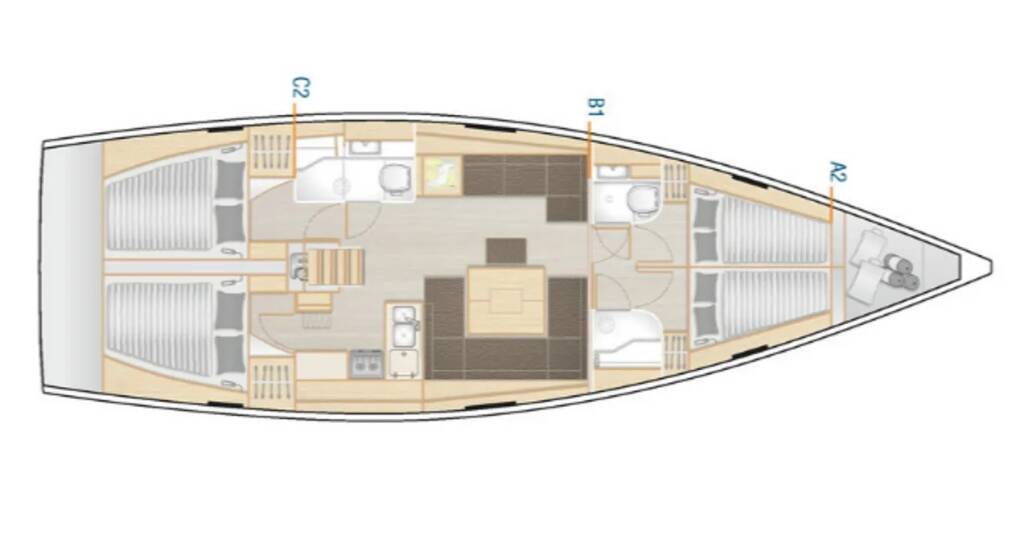 Segelyacht Hanse 458 Sea Ruby