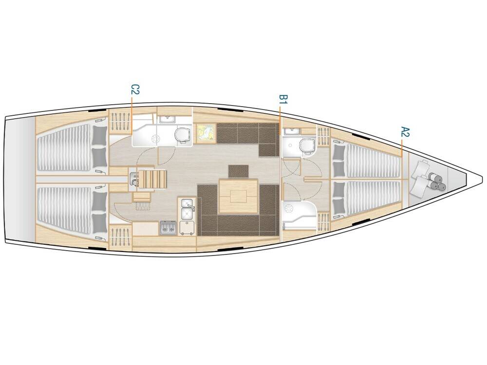 Segelyacht Hanse 458 Foxtrot