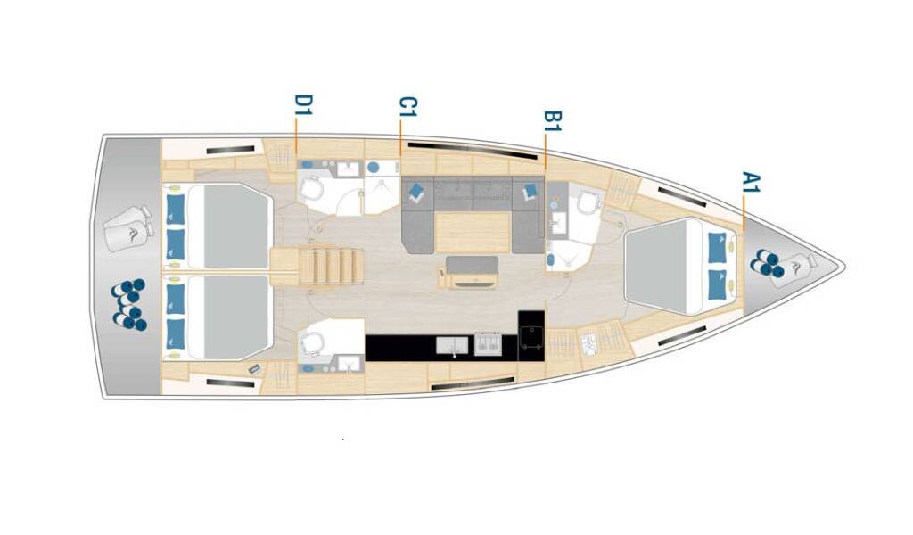 Hanse 460 Sailaway - OW