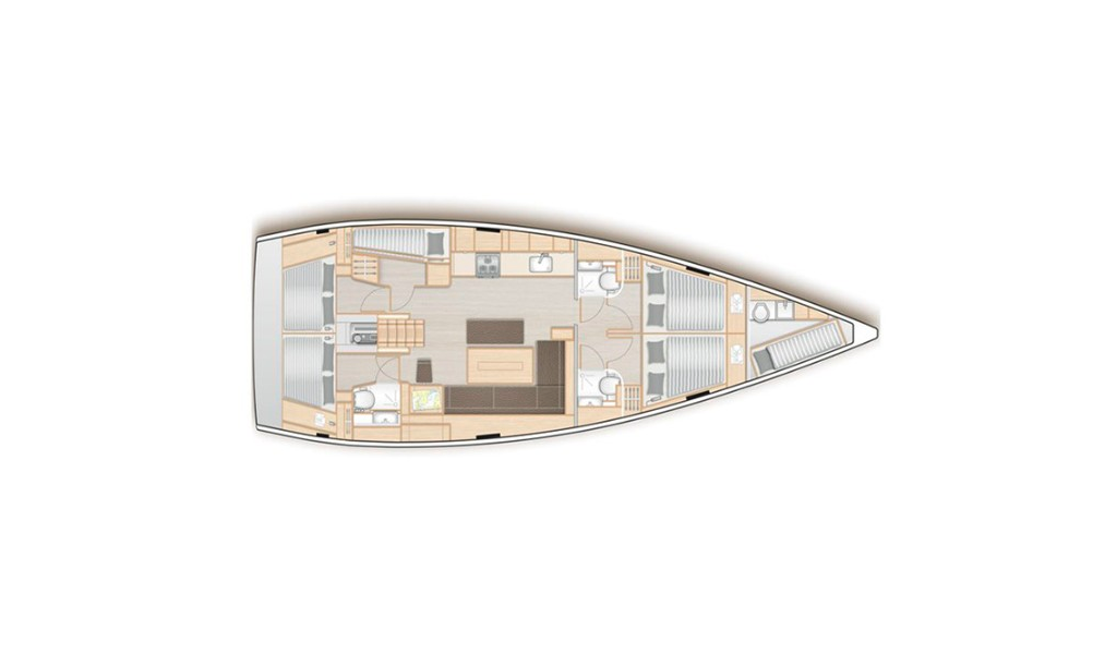 Sailing yacht Hanse 508 Poseidon