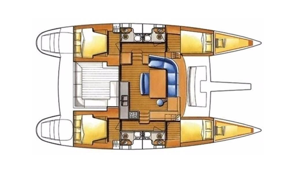 Katamaran Lagoon 400 Santi