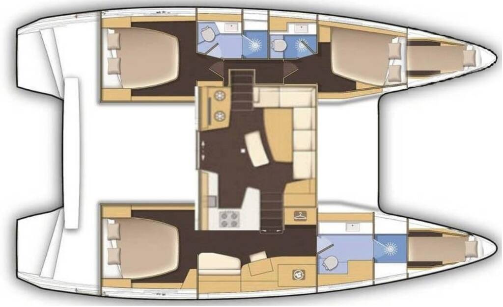 Lagoon 42 OW Sailing Breeze