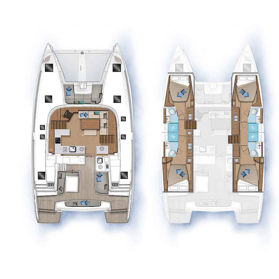 Catamaran Lagoon 46 Pepe