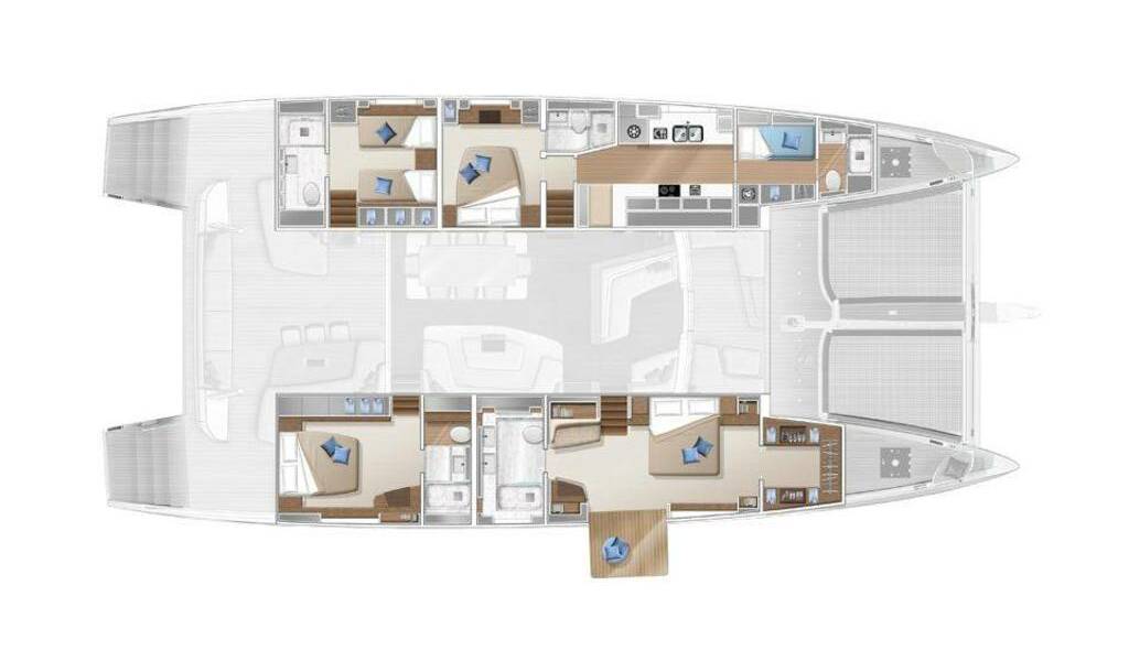 Luxus - Katamaran Lagoon Seventy 7 La Desirade